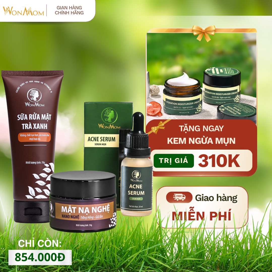 COMBO SẠCH MỤN SÁNG DA