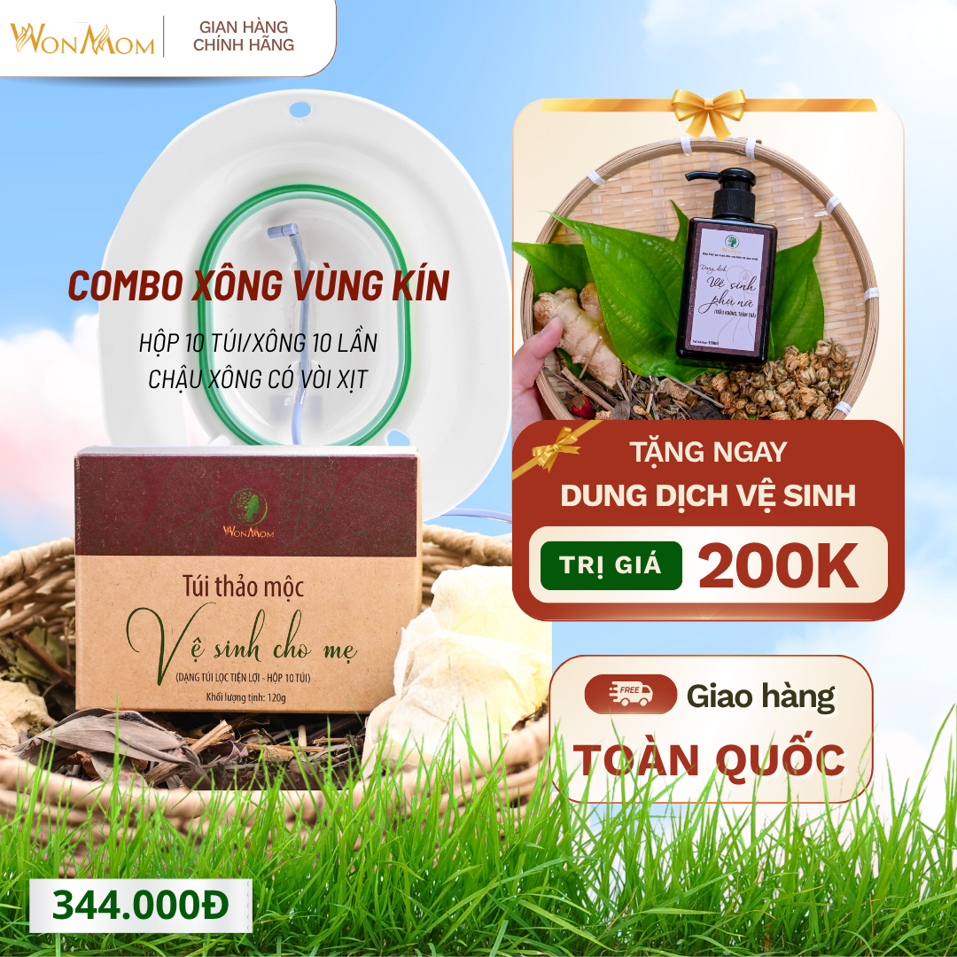 COMBO XÔNG VÙNG KÍN ĐẦY ĐỦ