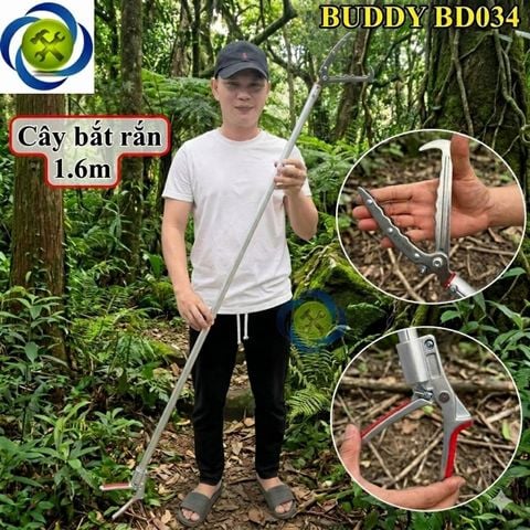 Cây bắt rắn 1.6 Mét Buddy BD034 ĐÀI LOAN