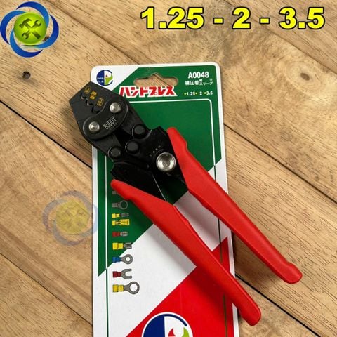 Kìm bấm cos Đài Loan BUDDY A0048 1.25 - 2 - 3.5mm chiều dài 165mm