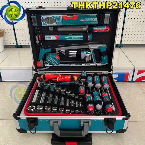 Bộ Đồ Nghề Vali Kéo 147 Chi Tiết TOTAL THKTHP21476