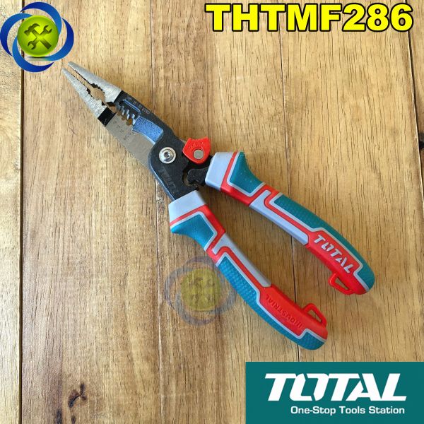 Kìm Mũi Nhọn Đa Năng 6 Trong 1 TOTAL THTMF286 8 inch Dài 200mm