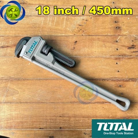Mỏ Lết Răng Cán Nhôm TOTAL THTAL17186 Loại 18 inch 450mm