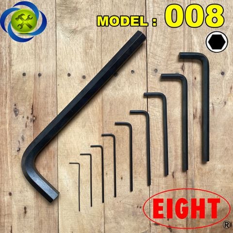 ( ĐỦ SIZE ) Lục giác chữ L JAPAN Eight 008 loại 2 đầu bằng 1.5-19mm