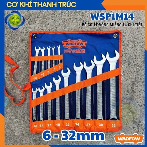 Bộ Cờ Lê Vòng Miệng 14 Chi Tiết (6-32mm) WADFOW WSP1M14