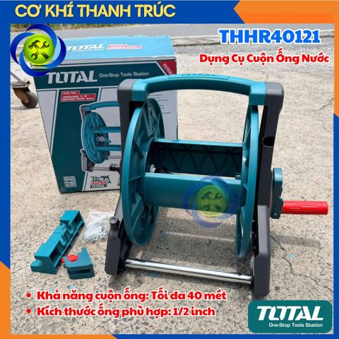 Dụng Cụ Cuộn Ống Nước Total THHR40121 Ống Nước 1/2 Cuộn Tối Đa 40m (không có dây ống)