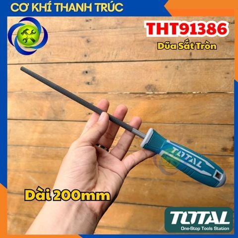 Dũa Sắt Tròn TOTAL THT91386 Dài 200mm
