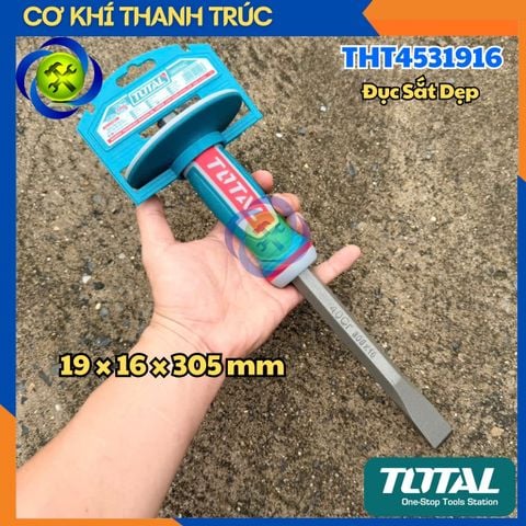 Đục Sắt Dẹp 19mm Total THT4531916 Dài 305mm