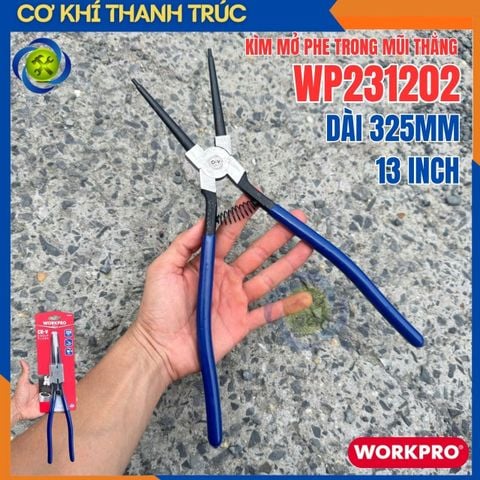 Kìm Mở Phe Trong Mũi Thẳng WORKPRO WP231202 Dài 325mm (13 Inch)
