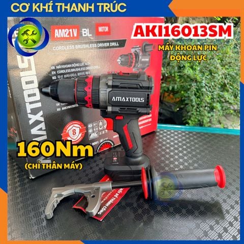 Máy Khoan Pin Động Lực 160Nm Pin 21V AMAXTOOLS  AKI16013SM (Chỉ Thân Máy)