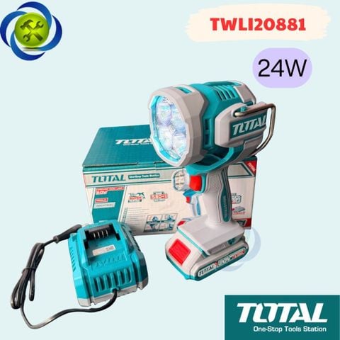 Đèn Làm Việc Dùng Pin TOTAL TWLI20881 (Kèm 1 Pin và 1 Sạc)