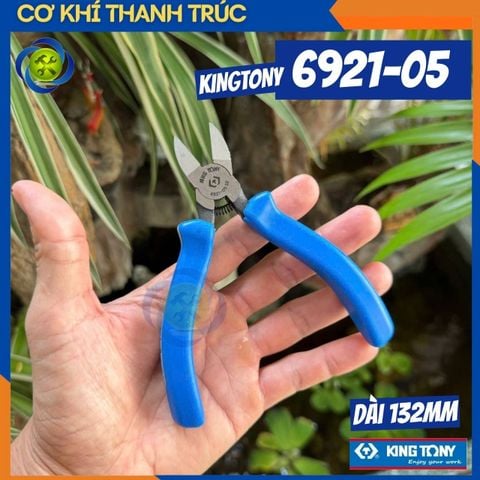 Kìm Cắt Kingtony 6921-05 Loại 5inch 132mm có lò xo