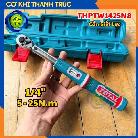 Cần Siết Lực 5-25Nm Đầu 1/4 inch Total THPTW1425N8