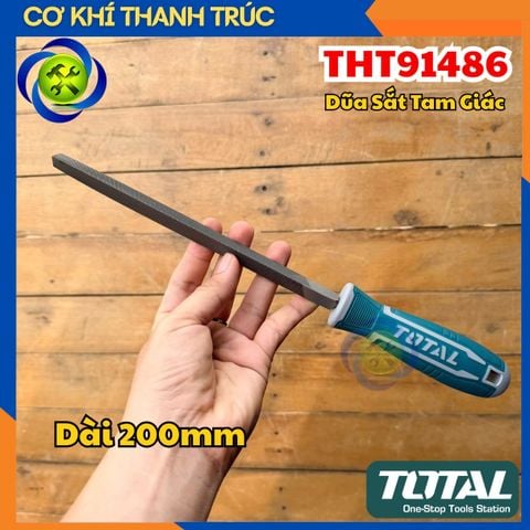 Dũa Sắt Tam Giác TOTAL THT91486 Dài 200mm