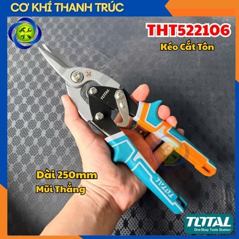 Kéo Cắt Tôn Mũi Thẳng TOTAL THT522106 Dài 250mm