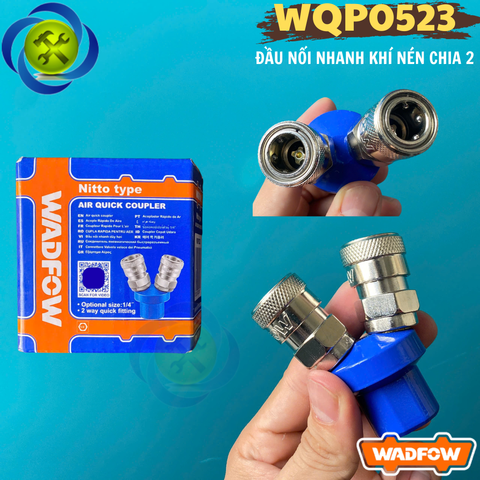 Đầu Nối Nhanh Khí Nén Chia 2 WADFOW WQP0523