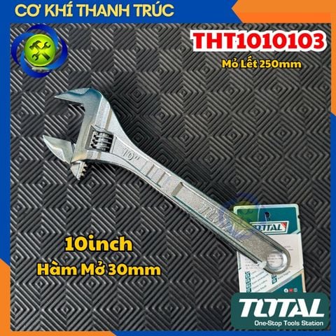Mỏ Lết 250mm TOTAL THT1010103 10inch Hàm Mở 30mm