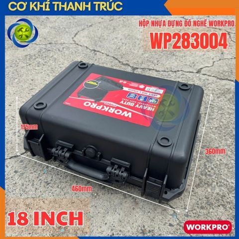 Hộp Nhựa Đựng Đồ Nghề Workrpo WP283004 Chống Nước Chống Sốc Kích Thước 460 x 360 x 175mm