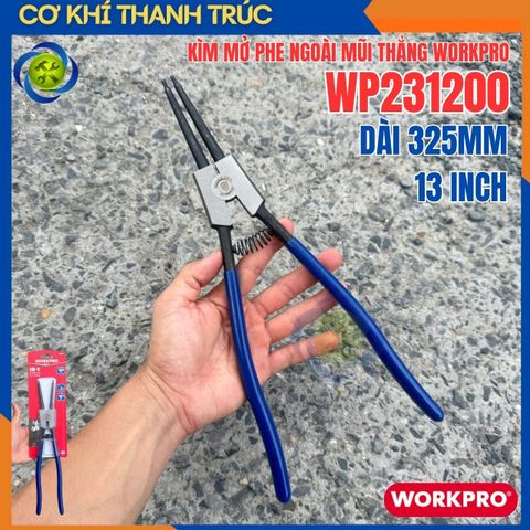 Kìm Mở Phe Ngoài Mũi Thẳng WORKPRO WP231200 Dài 325mm (13 Inch)