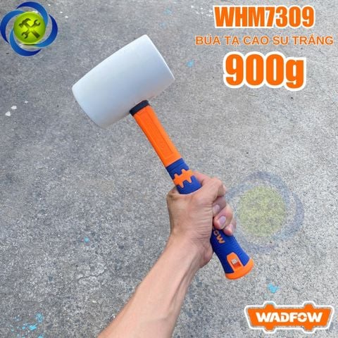 Búa Cao Su Trắng 900g WADFOW WHM7309 Cán Nhựa