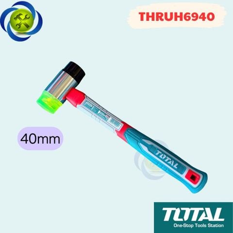 Búa 2 Đầu Nhựa Và Cao Su Total THRUH6940 Đường Kính 40mm