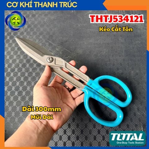Kéo Cắt Tôn Mũi Dài TOTAL THTJ534121 Dài 300mm
