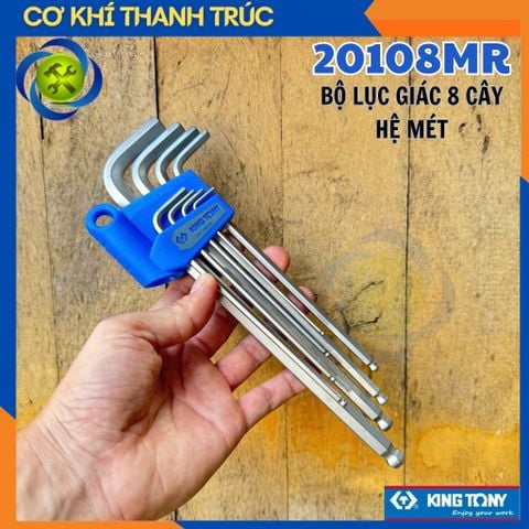 Bộ lục giác Kingtony 20108MR 8 cây hệ mét