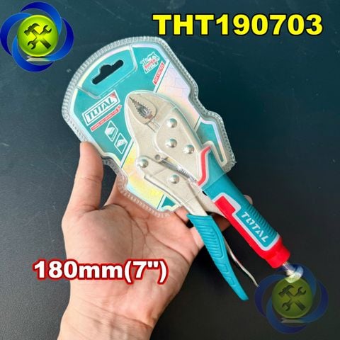 Kìm Bấm Chết 7inch 180mm Total THT190703 Tay Cầm Bọc Nhựa