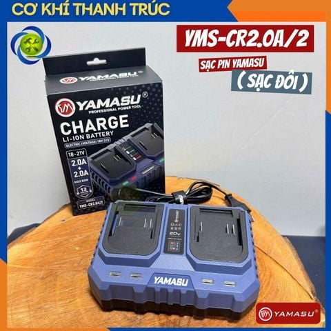 Sạc Pin YAMASU YMS-CR2.0A/2 (Sạc Đôi )