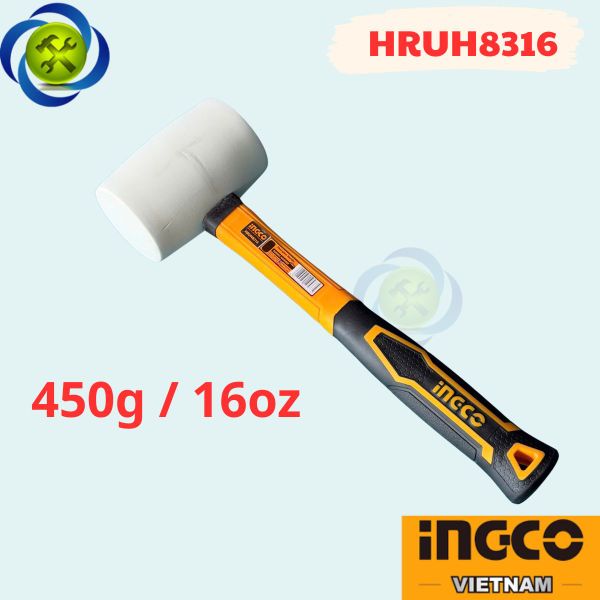 Búa Cao Su Trắng 450g INGCO HRUH8316