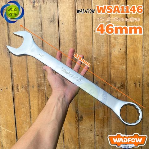 Cờ Lê Vòng Miệng 46mm Wadfow WSA1146 Dài 474mm
