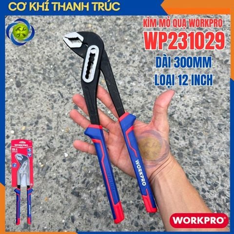 Kìm Mỏ Quạ WORKPRO WP231029 Dài 300mm Loại 12 Inch Cán Xanh Đỏ