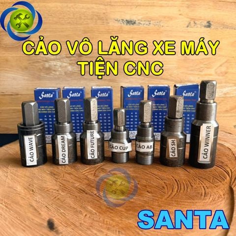 Cảo vô lăng xe máy các loại tiện CNC độ chính xác cao SANTA