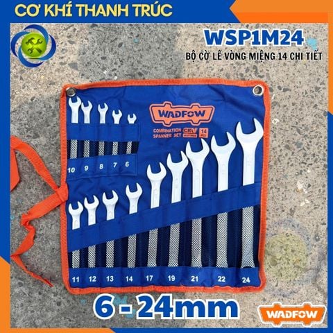 Bộ Cờ Lê Vòng Miệng 14 Chi Tiết (6-24mm) WADFOW WSP1M24