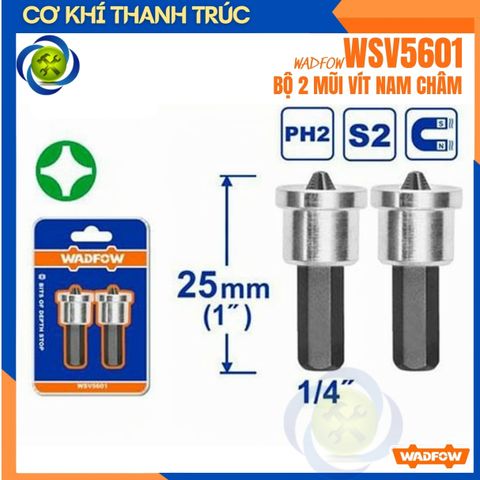 Bộ 2 Mũi Vít Nam Châm WADFOW WSV5601