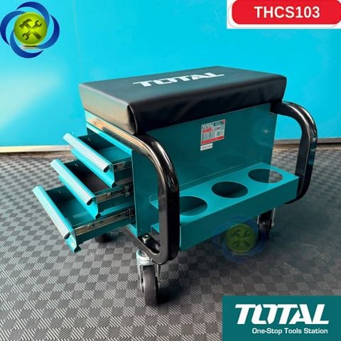 Ghế Ngồi Sửa Chữa Xe Có 3 Ngăn Kéo TOTAL THCS103
