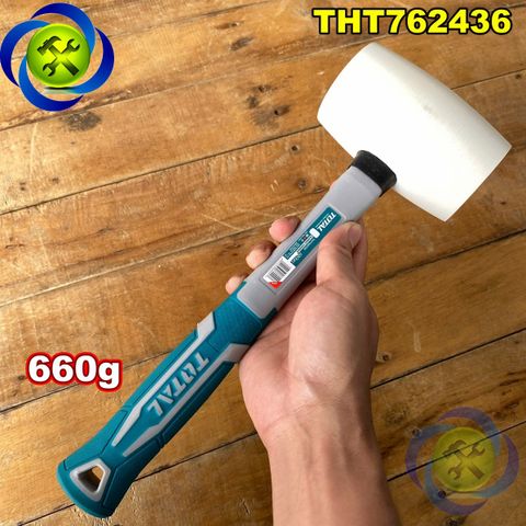 Búa Cao Su Trắng 660g Total THT762436