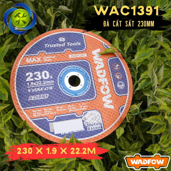 Đá Cắt Kim Loại 230mm Wadfow WAC1391 (230 x 1.9 x 22.2mm)