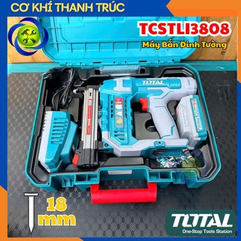 Máy Bắn Đinh Tường ST18 Dùng Pin 20V TCSTLI3808 (1 pin+ 1 sạc)