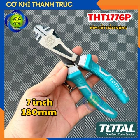 Kìm Cắt Đầu Nặng 7 inch 180mm  Total THT1776P