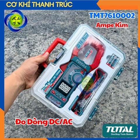 Đồng Hồ Ampe Kìm Đo Dòng DC/AC Total TMT7610002
