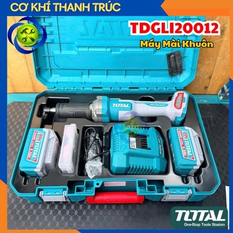 Máy Mài Khuôn Dùng pin 20V Total TDGLI20012 (2 pin + 1 sạc)