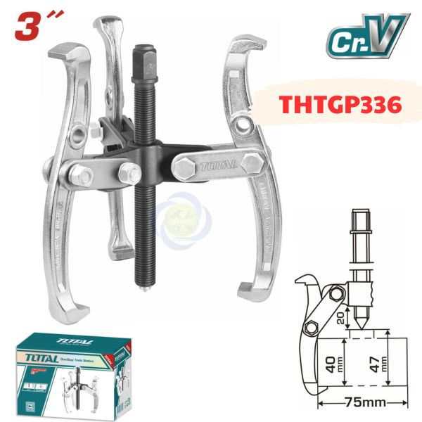 Cảo Ba Chấu TOTAL THTGP336 loại 3 inch 150mm