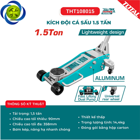Kích Đội Cá Sấu 1.5 Tấn TOTAL THT108015