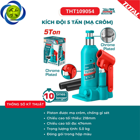 Kích Đội 5 Tấn (Mạ Crôm) TOTAL THT109054