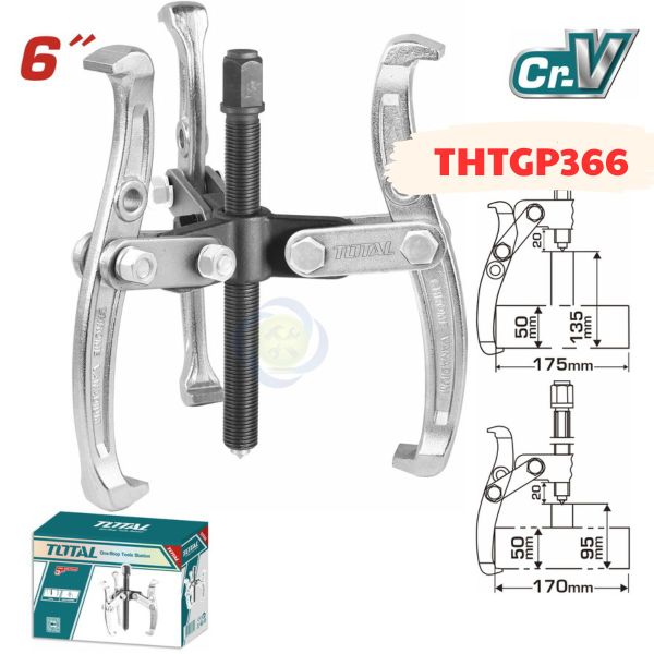 Cảo Ba Chấu TOTAL THTGP366 loại 6 inch 150mm