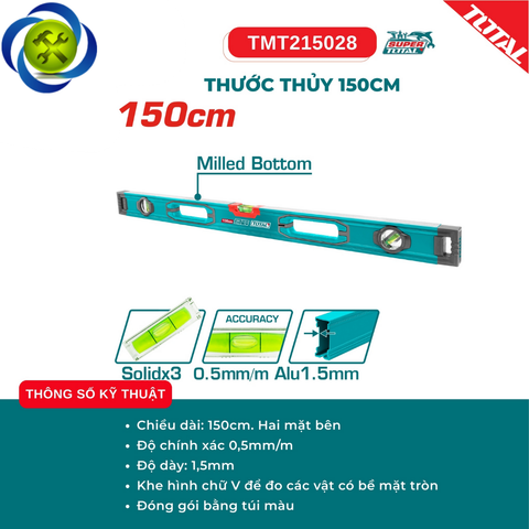 Thước Thủy 150cm TOTAL TMT215028