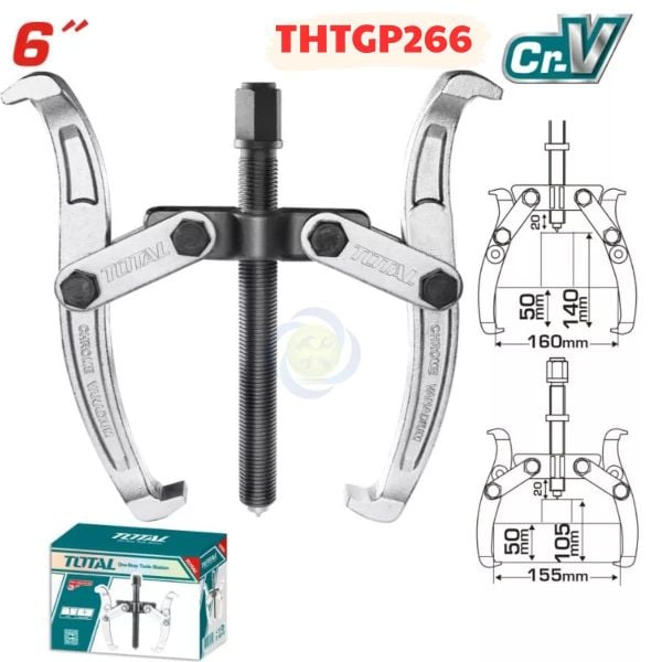 Cảo Hai Chấu TOTAL THTGP266 loại 6 inch 150mm