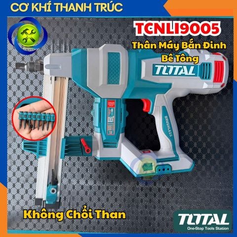 Máy Bắn Đinh Bê Tông 19-40mm Dùng Pin 20V Total TCNLI9005 (Không Có Pin và Sạc)