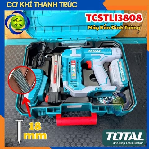 Máy Bắn Đinh Tường ST18 Dùng Pin 20V TCSTLI3808 (1 pin+ 1 sạc)